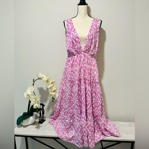Sleeveless Summer Resortwear Plus Size Dress